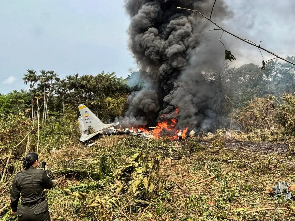 Colombia Military Plane Crash: Tragic Incident in Putumayo
