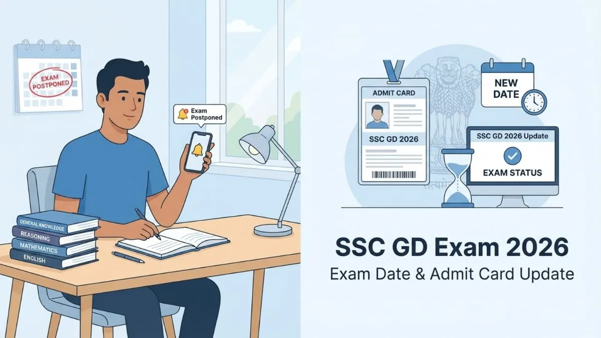 SSC GD Constable Exam 2026 Update