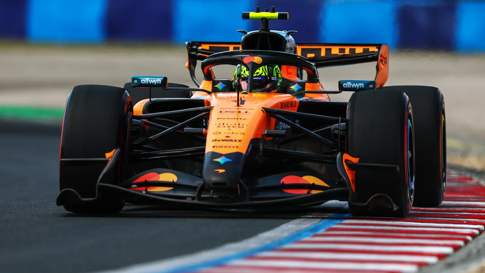 Norris leads Hamilton and Antonelli during FP3 in Hungary