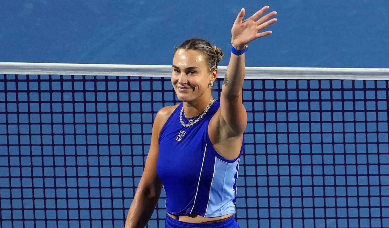 Cincinnati Open: Aryna Sabalenka wins but Daniil Medvedev's frustrations boil over